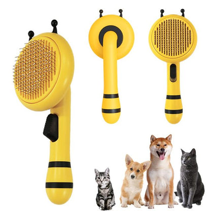 Self-Cleaning Pumpkin Pet Brush