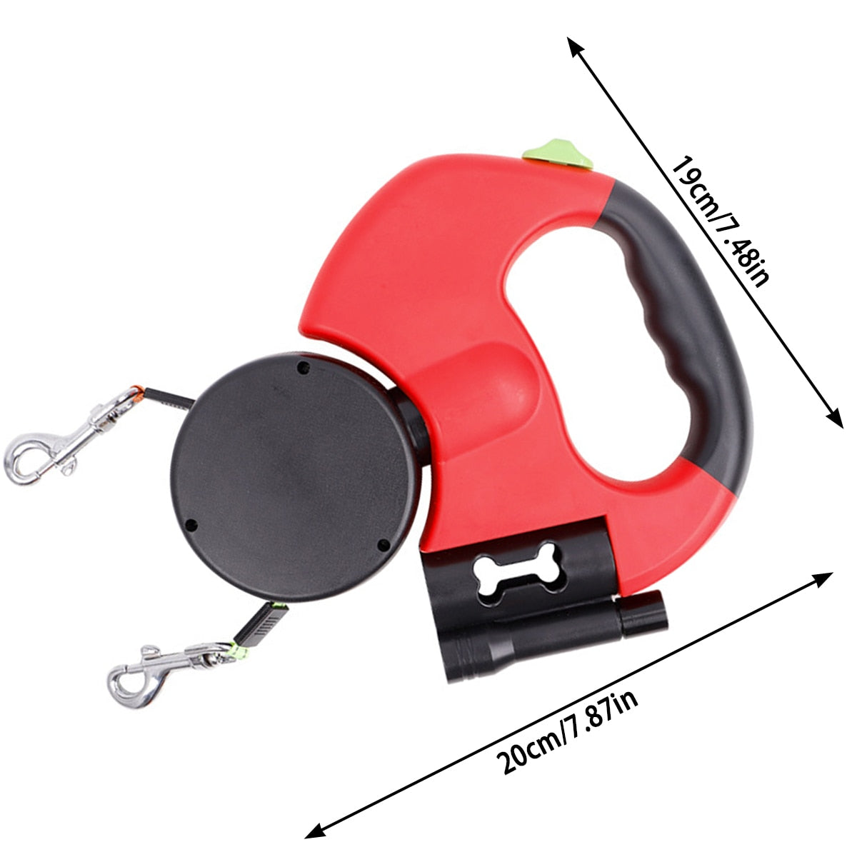 Automatic Dual Retractable Dog Leash