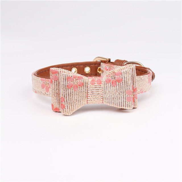 Pet's Style Bow Knot Collars