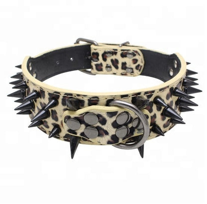 Spiked Studded Leather Collars