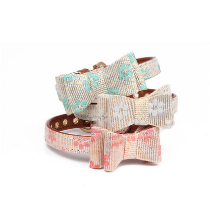 Pet's Style Bow Knot Collars