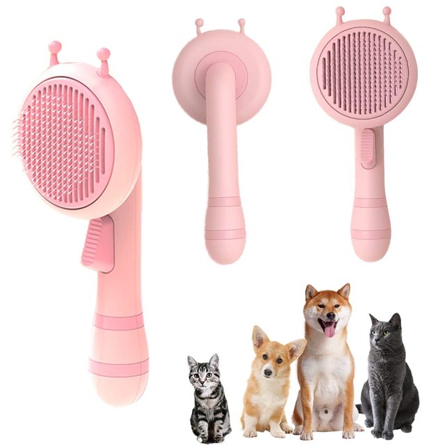 Self-Cleaning Pumpkin Pet Brush